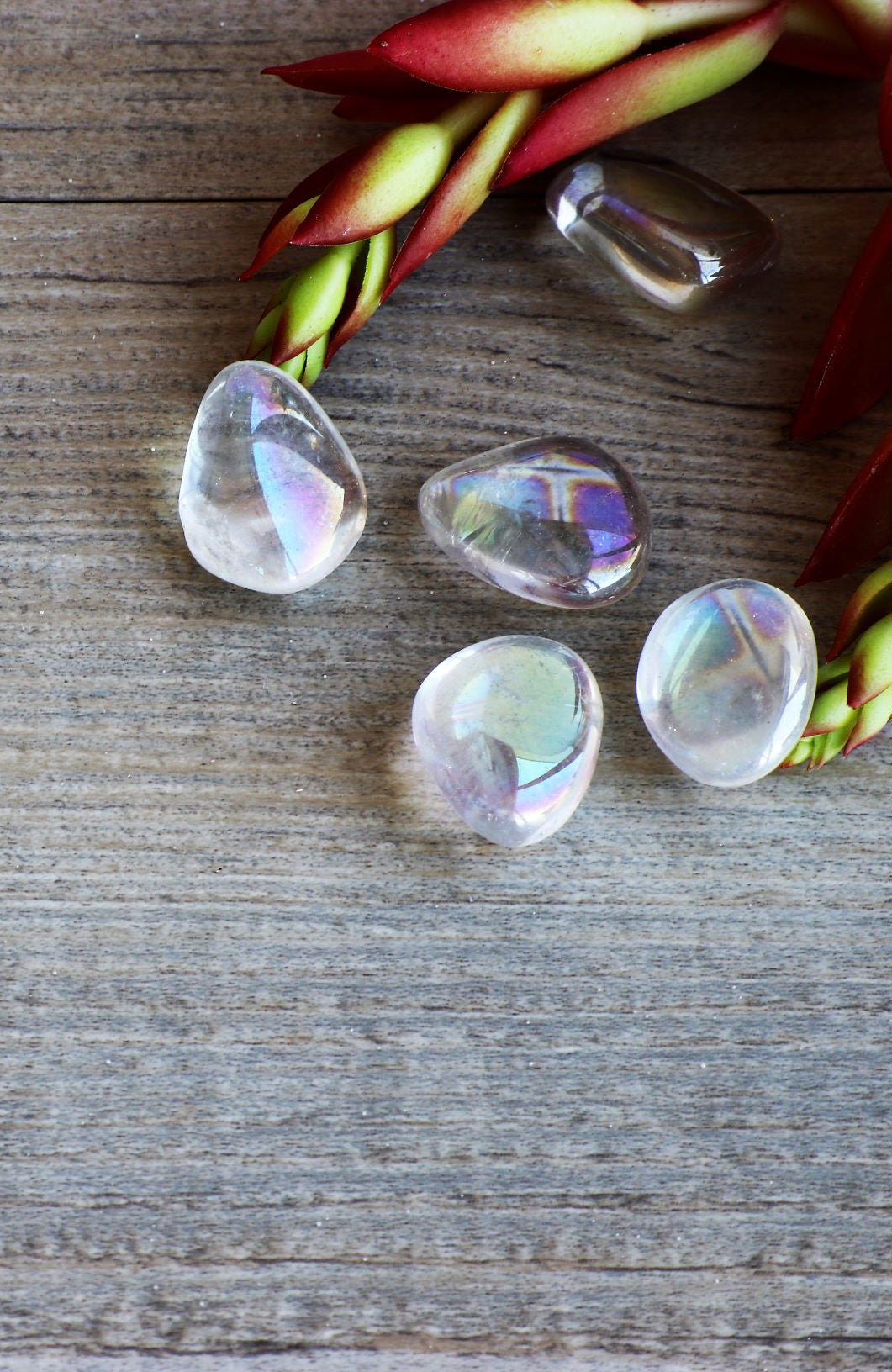 Angel Aura Quartz Tumbled Stones